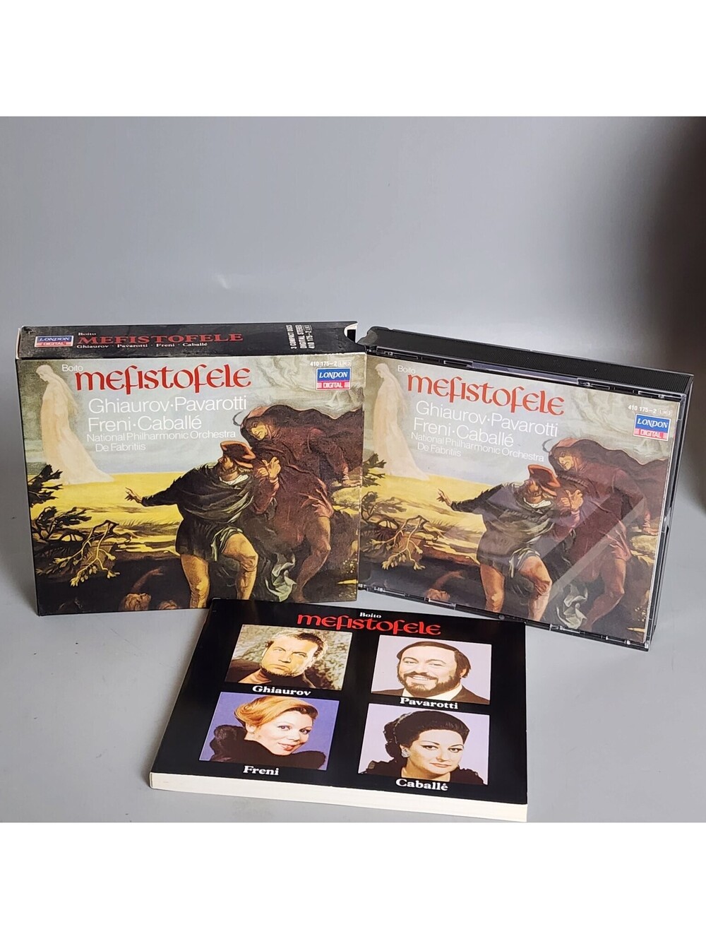 Boito: Mefistofele 3-CD Set Ghiaurov Pavarotti Freni Caballé London Digital
